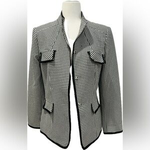 🖤 Chic Houndstooth Blazer by Stanley Blacker 🖤